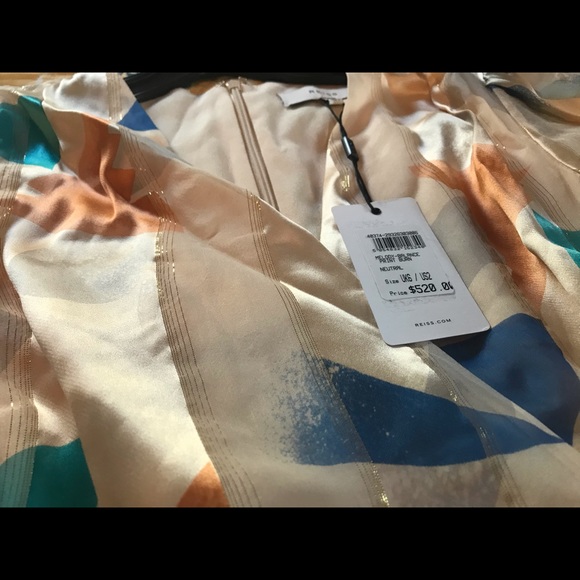 New Reiss Melody Silk Dress - Picture 7 of 7